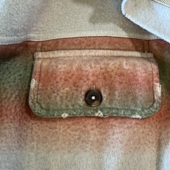 FREE PEOPLE PRINTED RUBY SHIRT JACKET OVERSIZED XS - Picture 10 of 15